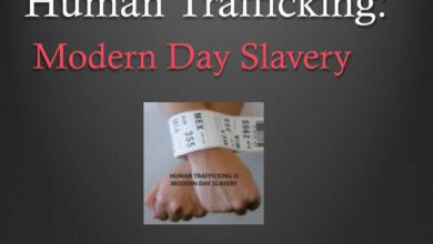 Human trafficking and modern-day slavery