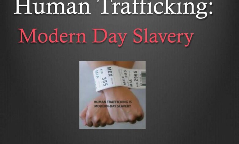 Human trafficking and modern-day slavery