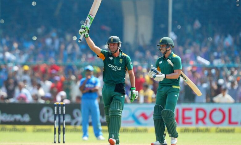 AB de Villiers' contributions to South Africa's successful run-chases