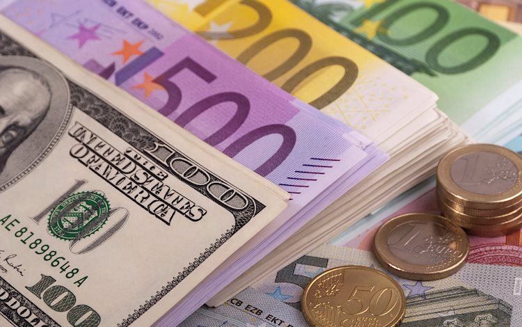EUR/USD ends NFP Friday near where it started after rejection from 1.1000