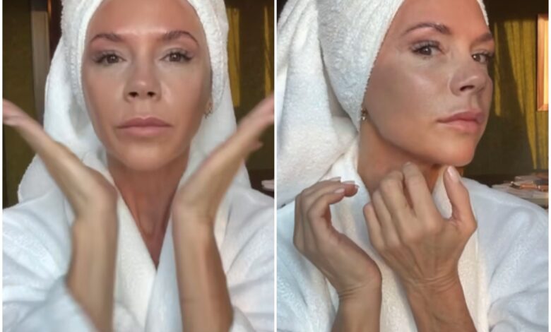 Victoria Beckham Wore ‘No Makeup’ to Show Off Her 2-Step Morning Skin-Care Routine