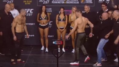 WATCH | Dricus du Plessis rushes Sean Strickland at UFC 297 ceremonial weigh-ins