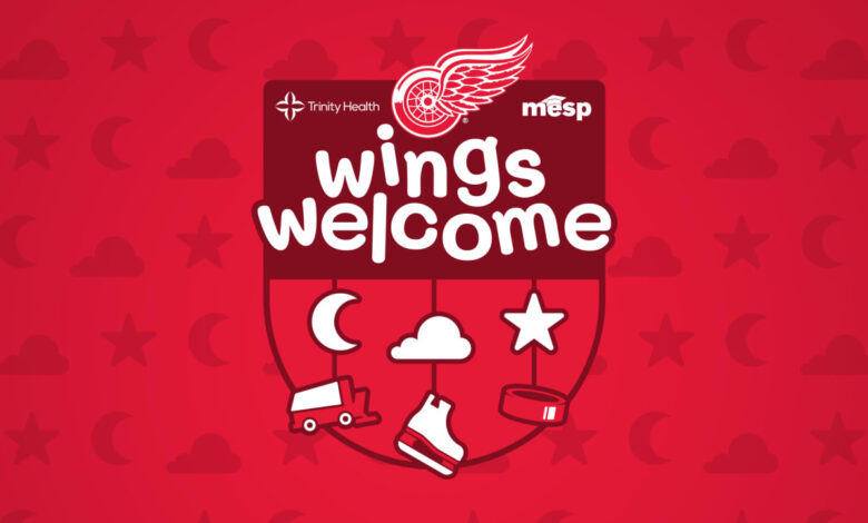 Red Wings fan from birth: first baby born at Trinity Health Hospital in 2024 helps launch new “Wings Welcome” program, presented by Michigan Education Savings Program