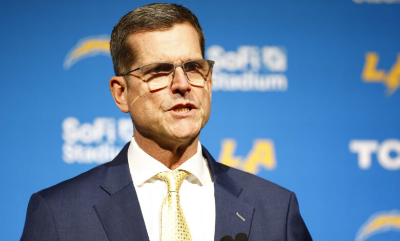 Chargers’ Jim Harbaugh: Goal is to Win Multiple Super Bowls After Returning to NFL