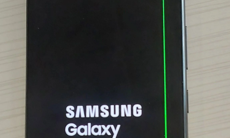 Samsung’s new Galaxy S24 Ultra may already be suffering from the infamous green line display issue