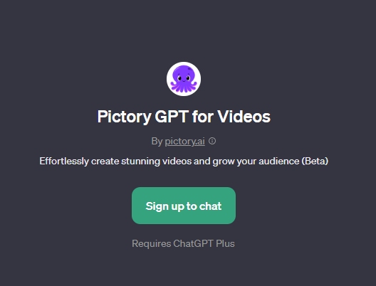 Pictory GPT for Videos brings AI-powered video creation to ChatGPT