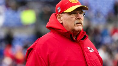 Super Bowl 2024: Andy Reid calls a timeout, fails to challenge third-down spot in costly sequence for Chiefs