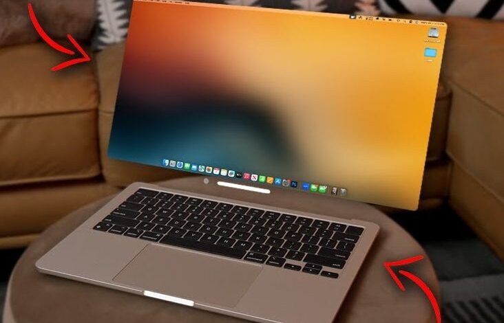 VisionBook Air Max Ultra: Finally a completely bezel-less Apple MacBook display