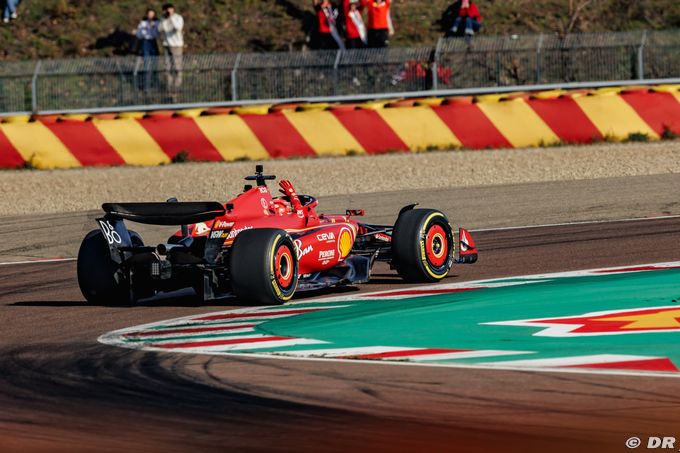 Leclerc juge la Ferrari SF-24 ‘plus saine’ après ses premiers tours à Fiorano
