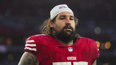 49ers OL Jonathan Feliciano Says Eagles’ Jalen Carter Made Death Threats During Game