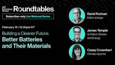 Roundtables: Building a Cleaner Future: Better Batteries and Their Materials