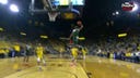 Michigan State’s Coen Carr finishes the one-handed jam to extend the lead over Michigan