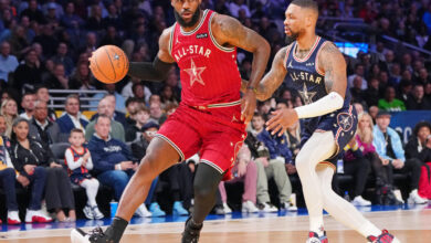 Follow live: East tops 100 points in first half of All-Star Game showdown