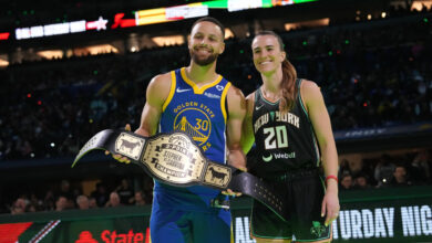 Steph Curry Hails Sabrina Ionescu 3-Point Shootout as ‘Perfect’ at NBA All-Star Event