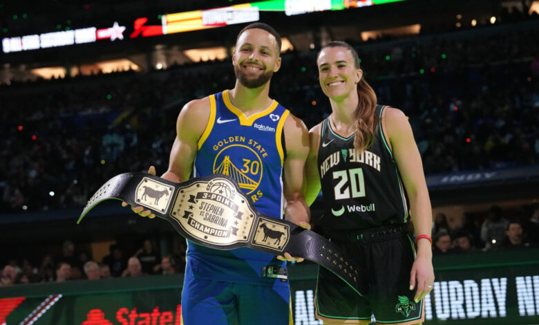 Steph Curry Hails Sabrina Ionescu 3-Point Shootout as ‘Perfect’ at NBA All-Star Event
