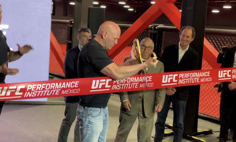 Video: Dana White cuts ribbon at UFC Performance Institute in Mexico