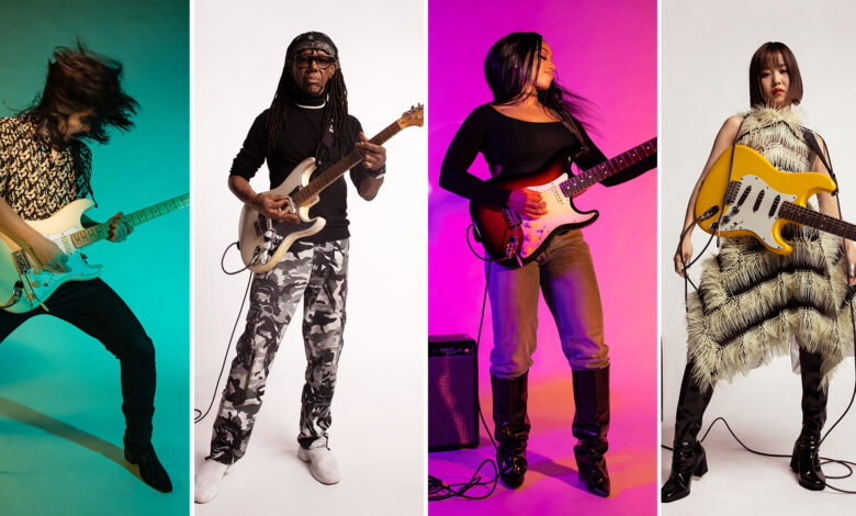 “Forever ahead of its time”: Fender kicks off the Strat’s 70th anniversary party with star-studded Voodoo Child (Slight Return) mega-jam – featuring Tom Morello, Nile Rodgers, Mateus Asato, Ari O’Neal and Rei