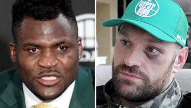 Francis Ngannou and Tyson Fury get into heated altercation