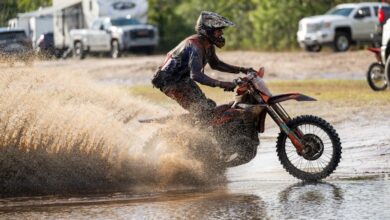 Watch: Sandy, Muddy, and Rainy Wild Boar GNCC Motorcycle Highlights & Results
