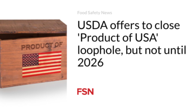 USDA offers to close ‘Product of USA’ loophole, but not until 2026
