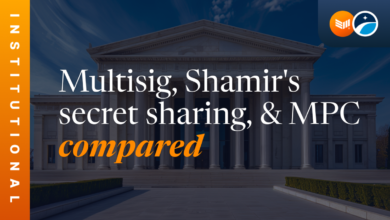 Multisig, Shamir’s secret sharing, & MPC compared