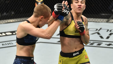 UFC free fight: Rose Namajunas avenges KO loss to Jessica Andrade in Fight of the Night