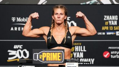UFC 300 weigh-in results: 3 title fights set; Kayla Harrison makes weight for UFC debut