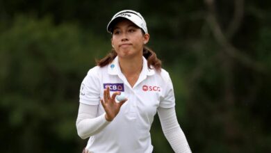 Chevron Championship: Atthaya Thitikul holds narrow lead over Nelly Korda as storms stop play