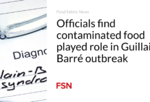Officials find contaminated food played role in Guillain-Barré outbreak