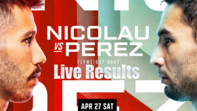 UFC Vegas 91 Live Results: Nicolau vs. Perez