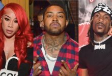Oop! Keyshia Cole Shares Words For Scrappy After He Made Comments About Her Romance With Hunxho Being Fake (Video)