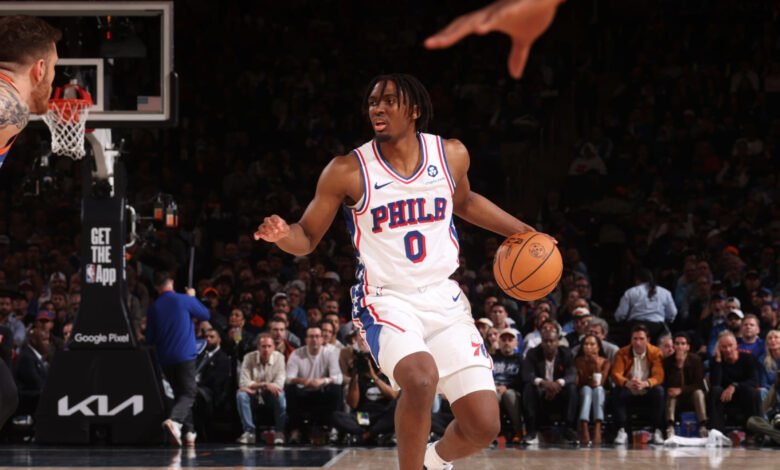 NBA L2M: Tyrese Maxey Travel on 4-Point Play Missed by Refs in 76ers’ Win vs. Knicks