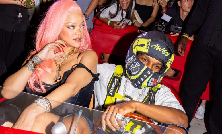 Rihanna Goes Pink the Day Before the 2024 Met Gala