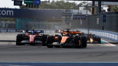 Sainz penalised for Piastri contact in F1 Miami GP, drops to fifth
