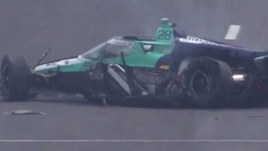 Marcus Ericsson suffers hard crash in Indy 500 practice