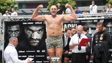 Tyson Fury vs. Oleksandr Usyk weigh-in video