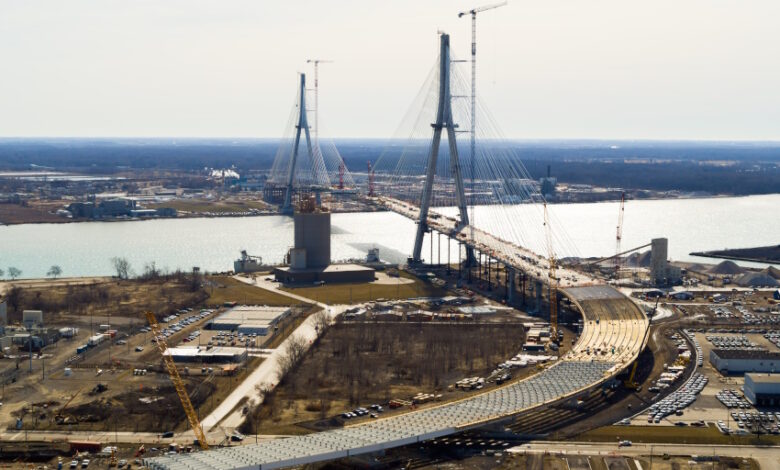 US, Canadian Crews Will Meet in the Middle With Gordie Howe Bridge Sections