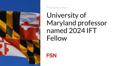 University of Maryland professor named 2024 IFT Fellow