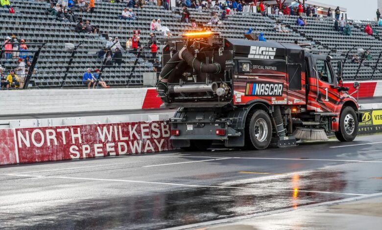 Heavy rain forces NASCAR to postpone Truck race, cancel All-Star heats