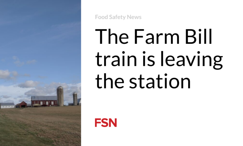 The Farm Bill train is leaving the station