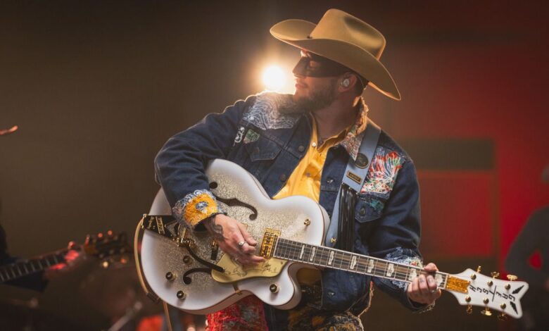 “It’s my love letter to that rhinestone-y and flashy era of country”: Gretsch unmasks a new signature guitar in collaboration with alt-country star Orville Peck