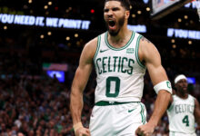 Video: Celtics’ Jayson Tatum Reacts to ‘Hell of a Win’ vs. Pacers in Game 1 of ECF