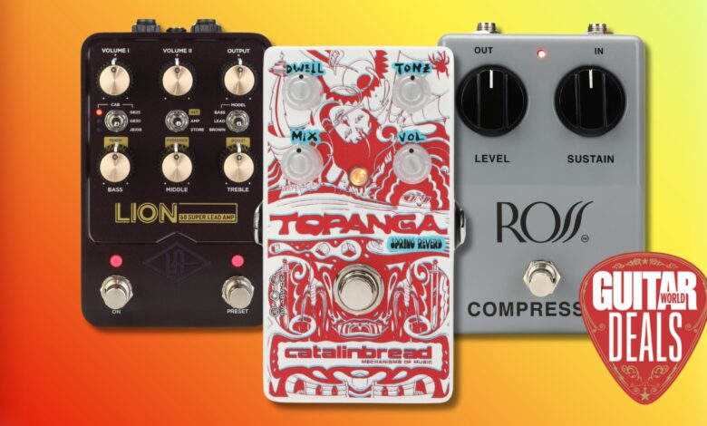 I review pedals for a living and Sweetwater’s Memorial Day pedal sale has got my attention – here are the 5 pedals you should be looking at