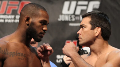 Watch Jon Jones choke out Lyoto Machida in his second UFC title defense