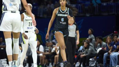 Keepin’ It Cute! Angel Reese Reacts To Alyssa Thomas Making Contact With Her Neck During Game (VIDEOS)