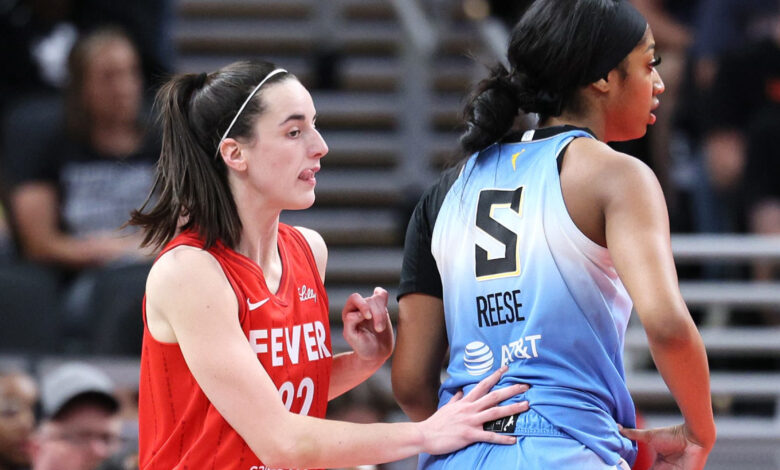 Caitlin Clark vs. Angel Reese Battle Hyped by WNBA Fans as Fever Upset Cardoso, Sky