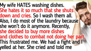 My Wife Prefers to Buy New Dishes Instead of Washing the Dirty Ones, and I Can’t Take It Anymore