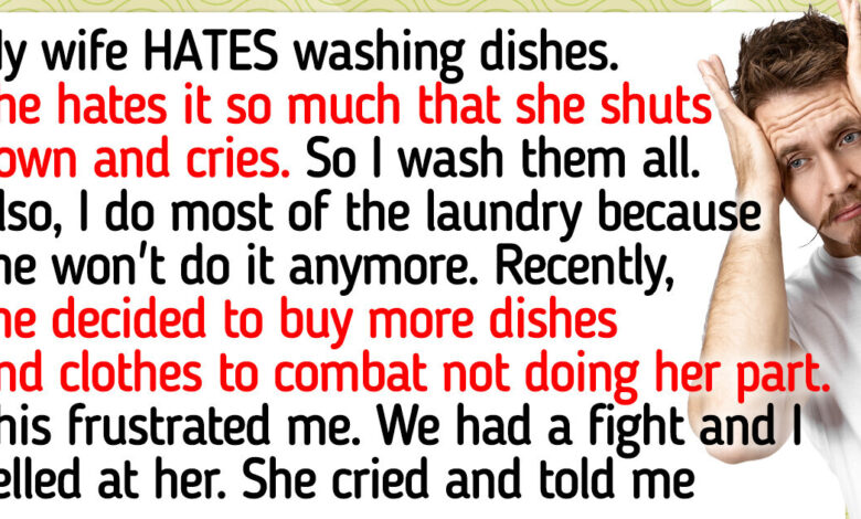 My Wife Prefers to Buy New Dishes Instead of Washing the Dirty Ones, and I Can’t Take It Anymore
