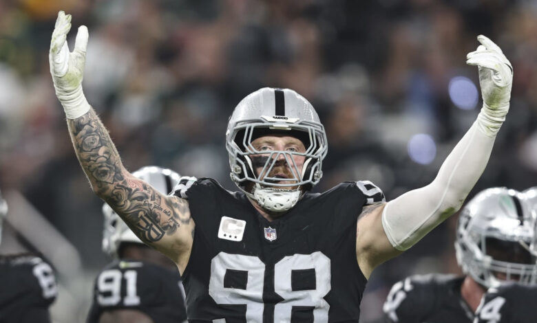 Maxx Crosby Wants to Stay with Raiders for Entire NFL Career; Inspired by Kobe Bryant