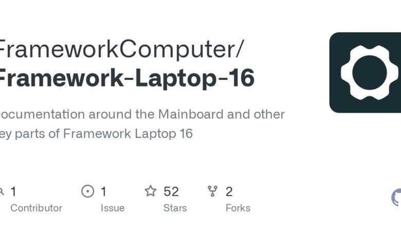 Official documentation of Framework Laptop 16 (Now featuring 3D CAD models)